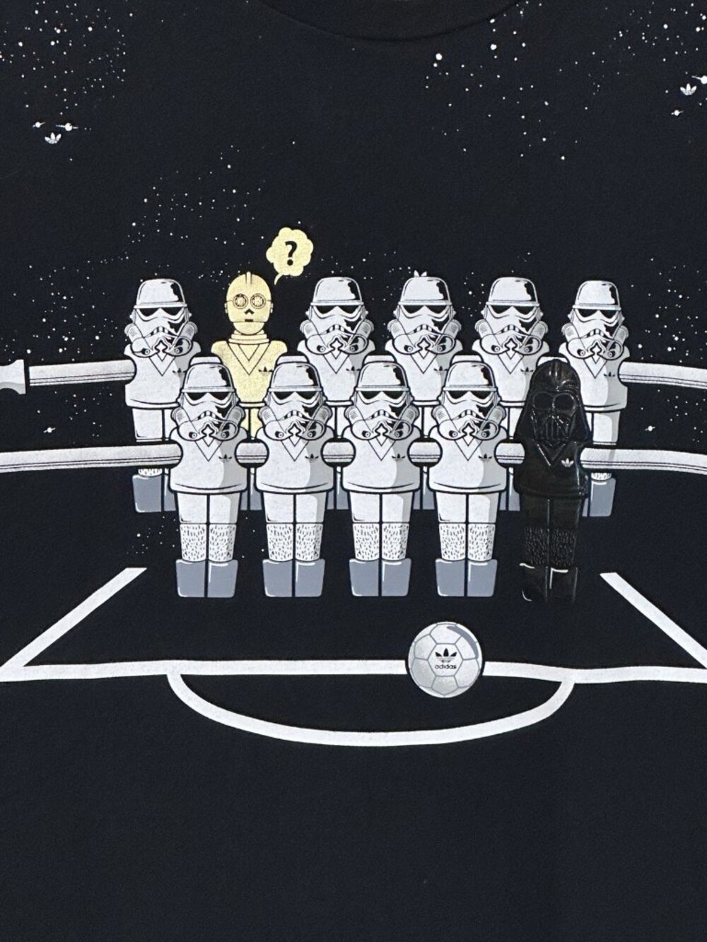 ADIDAS x STAR WARS Collab  Darth Vader Troopers Soccer Shirt L Limited Edition